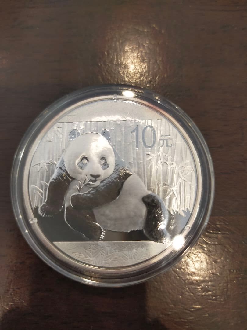 2015年　中国パンダ　純銀1オンス　銀貨