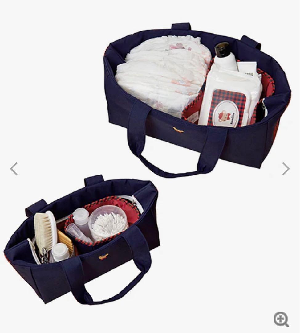 familiar ファミリア ネイビー 2wayバッグ