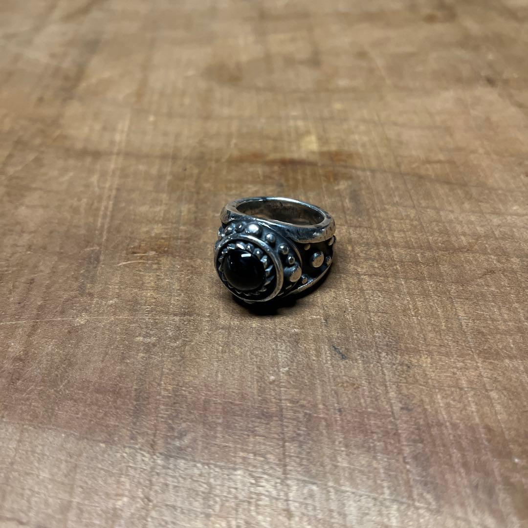 【貴重 名作】CELT&COBRA ケルトアンドコブラ オニキス リング約15号