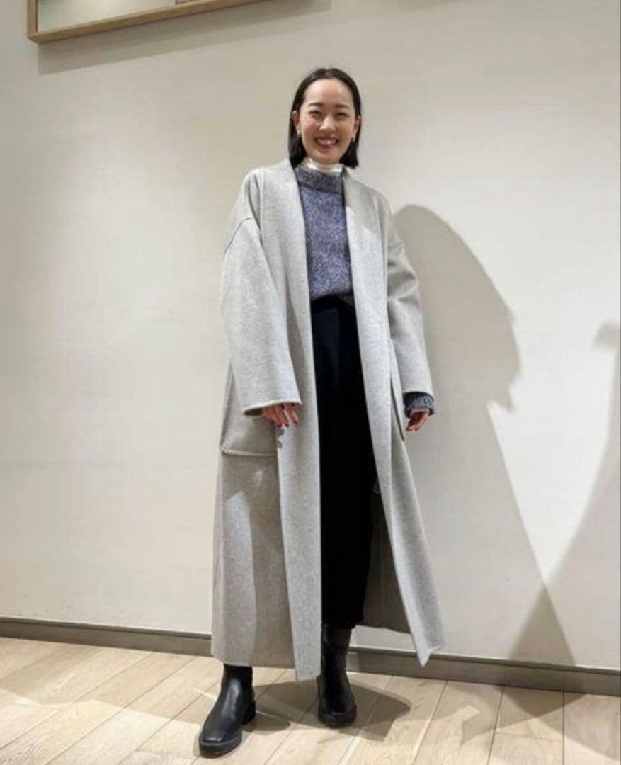 ⭐︎再値下げ⭐︎DES PRÉS ダブルフェイスメルトンビーバー ベルテッドコート