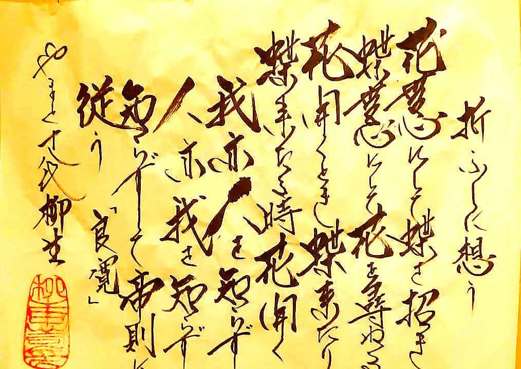 やまと 十八代 柳生　／／宗家 書