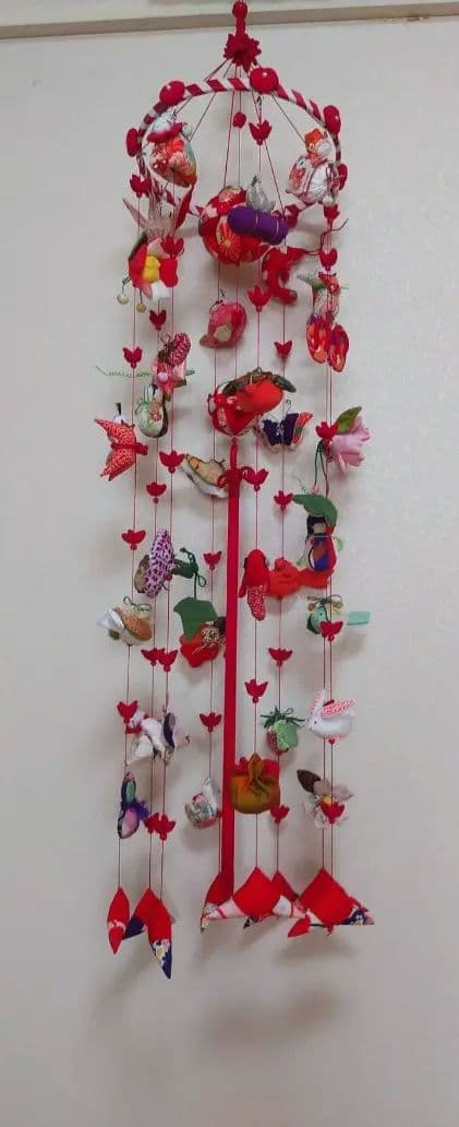 36新作！さげもん　吊るし飾り　吊るし雛  豪華9連　125㎝