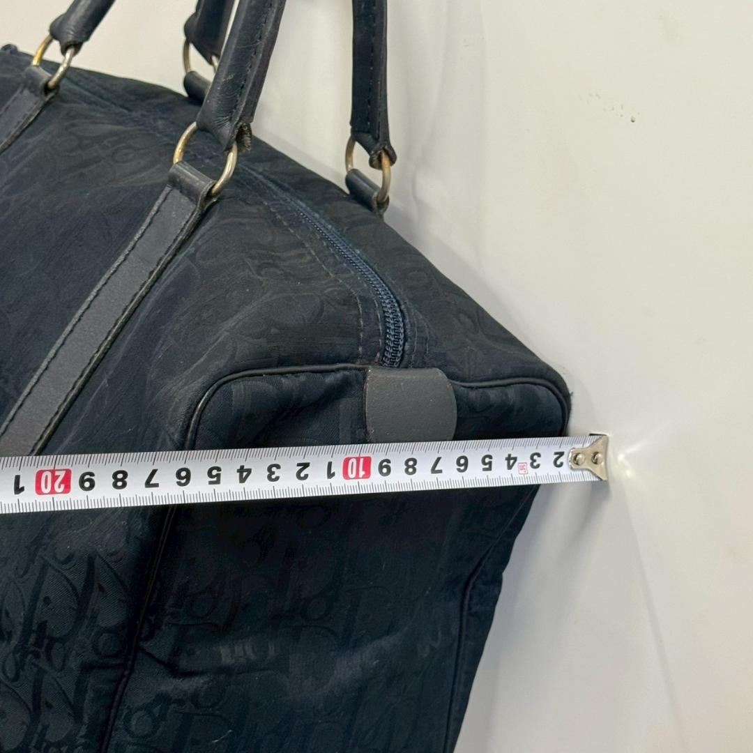 T◆ChristianDior　クリスチャンディオール　ボストンバッグ　ネイビー