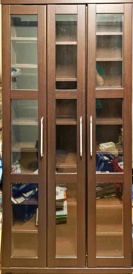 通販生活　本棚　スライド600　ブラウン