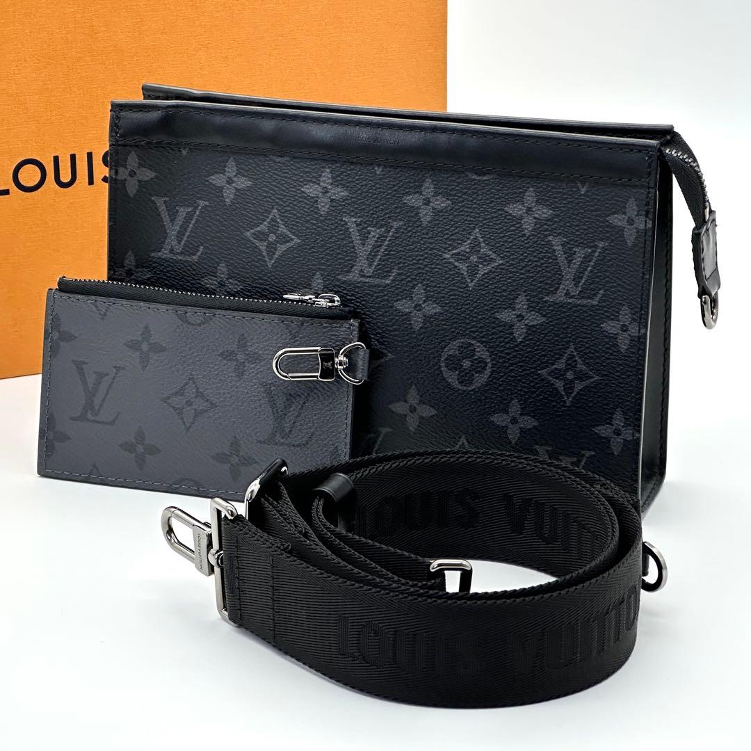 LOUIS VUITTON ガストン　メンズ　ショルダー　モノグラム