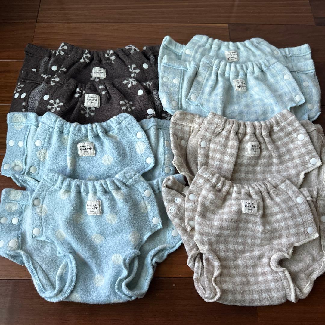 値下げ　コトリワークス　オーガニックウール　オムツカバー