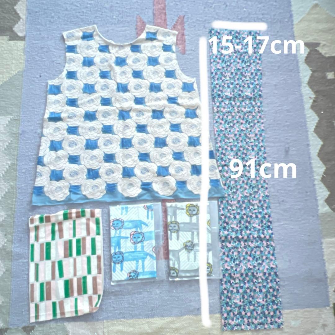 ミナペルホネンハギレskyflower@s10