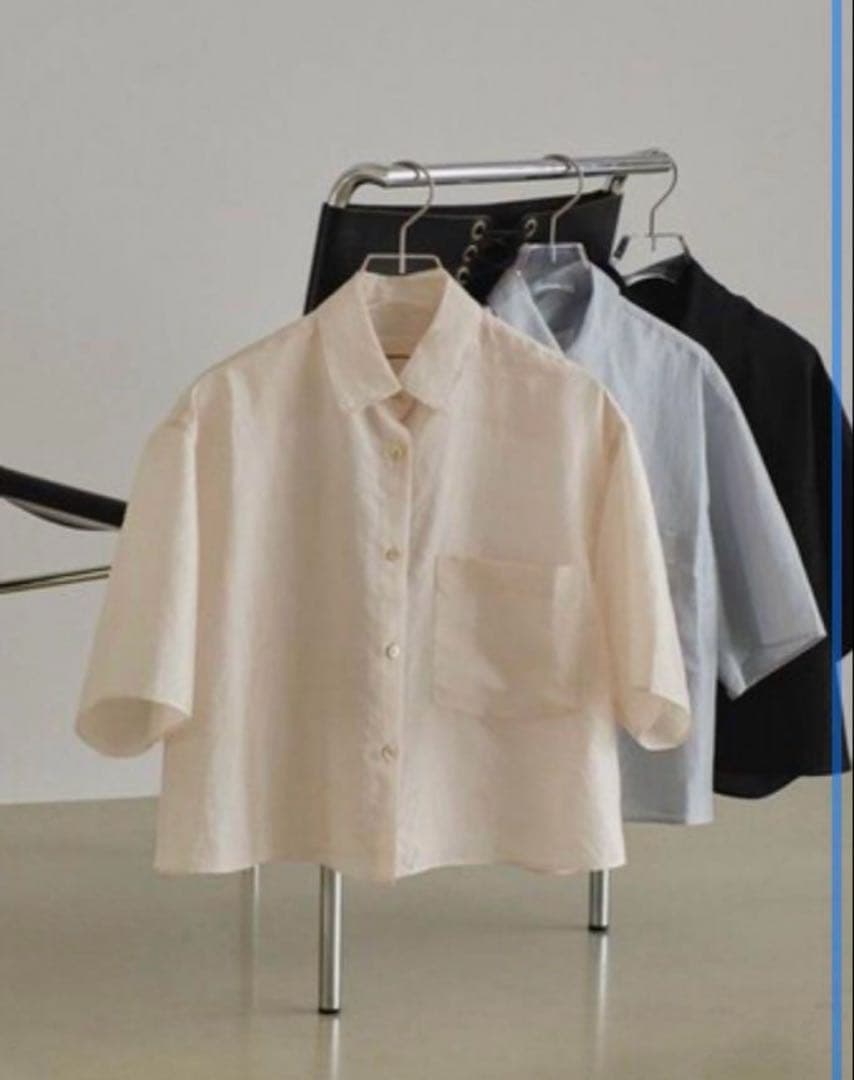 todayfulサテンシャツ