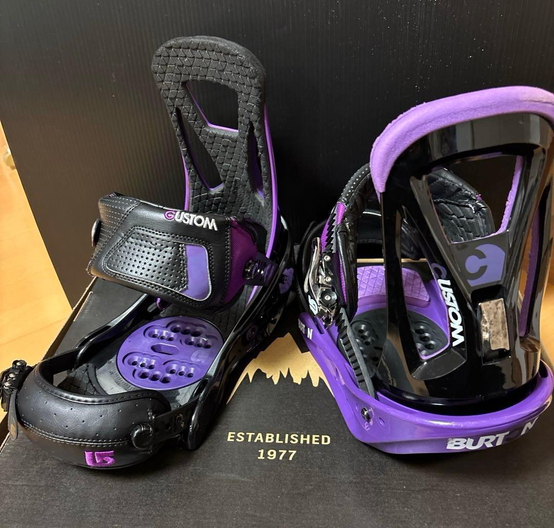 Burton スノーボードビインディングCUSTOM Mサイズ［訳あり］