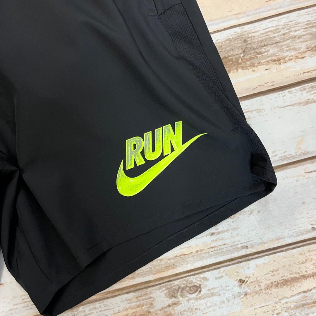 ナイキ　ランニングシャツ・ショーツセット　黒/黒　L 新品