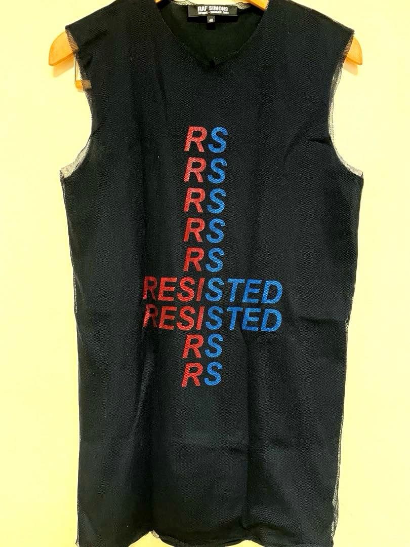【ラフシモンズ】ノースリーブカットソー☆メッシュ☆2003☆美品