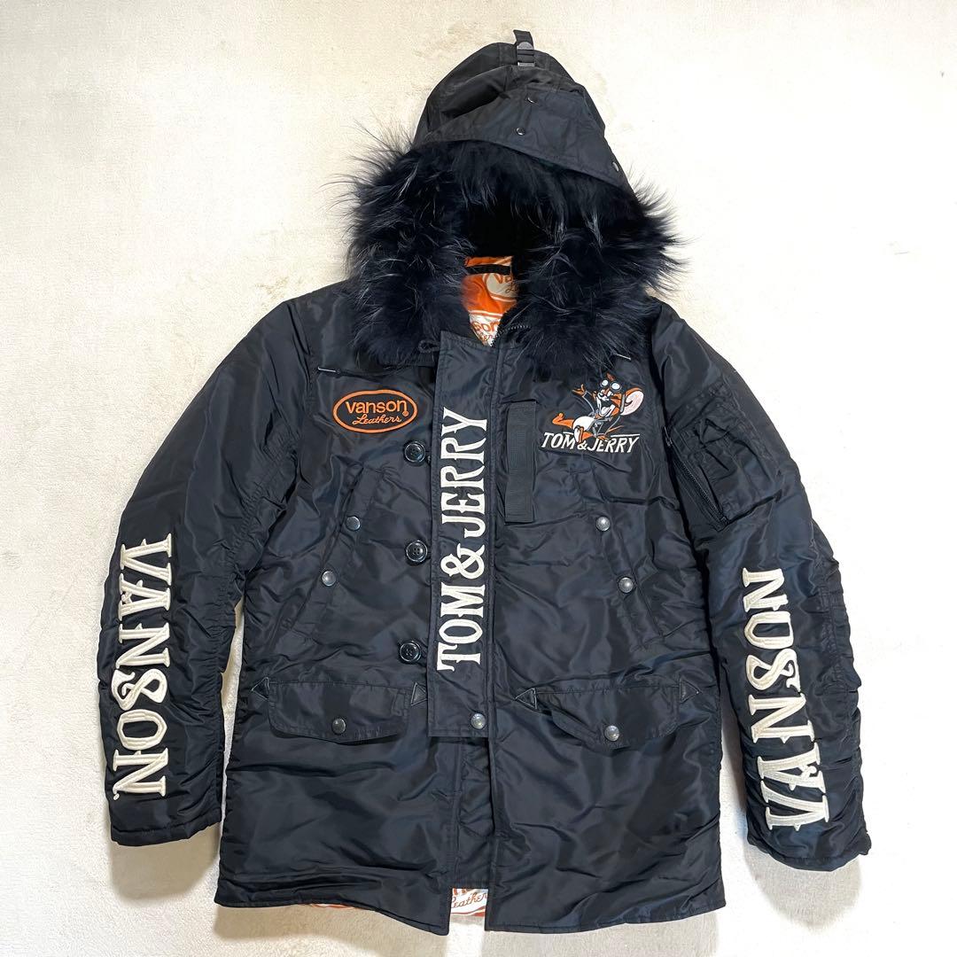 VANSON N-3B トムとジェリー　フライトジャケット　M