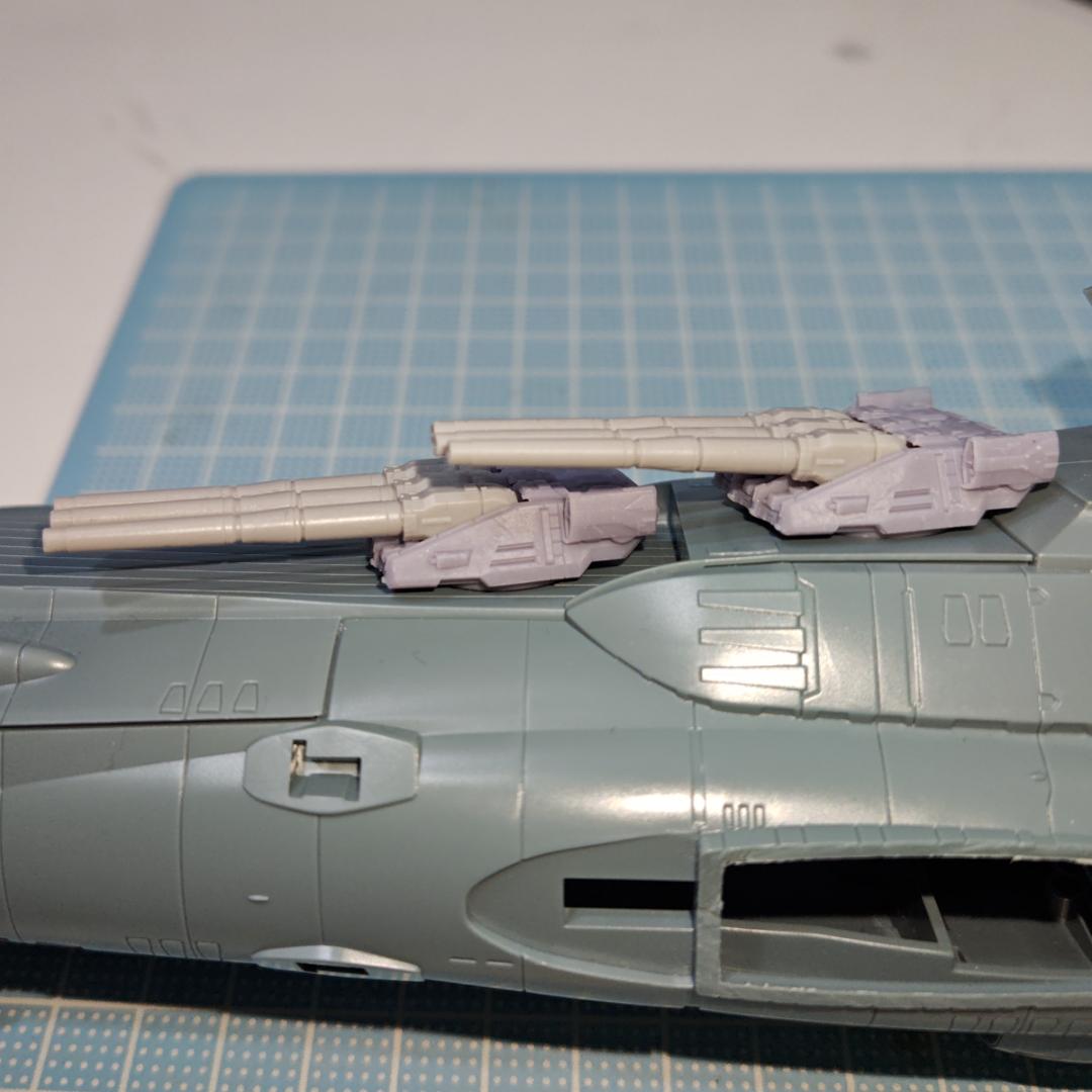 Yang 1/1000アンドロメダ改造パーツ3連装強化型砲塔 × 15個