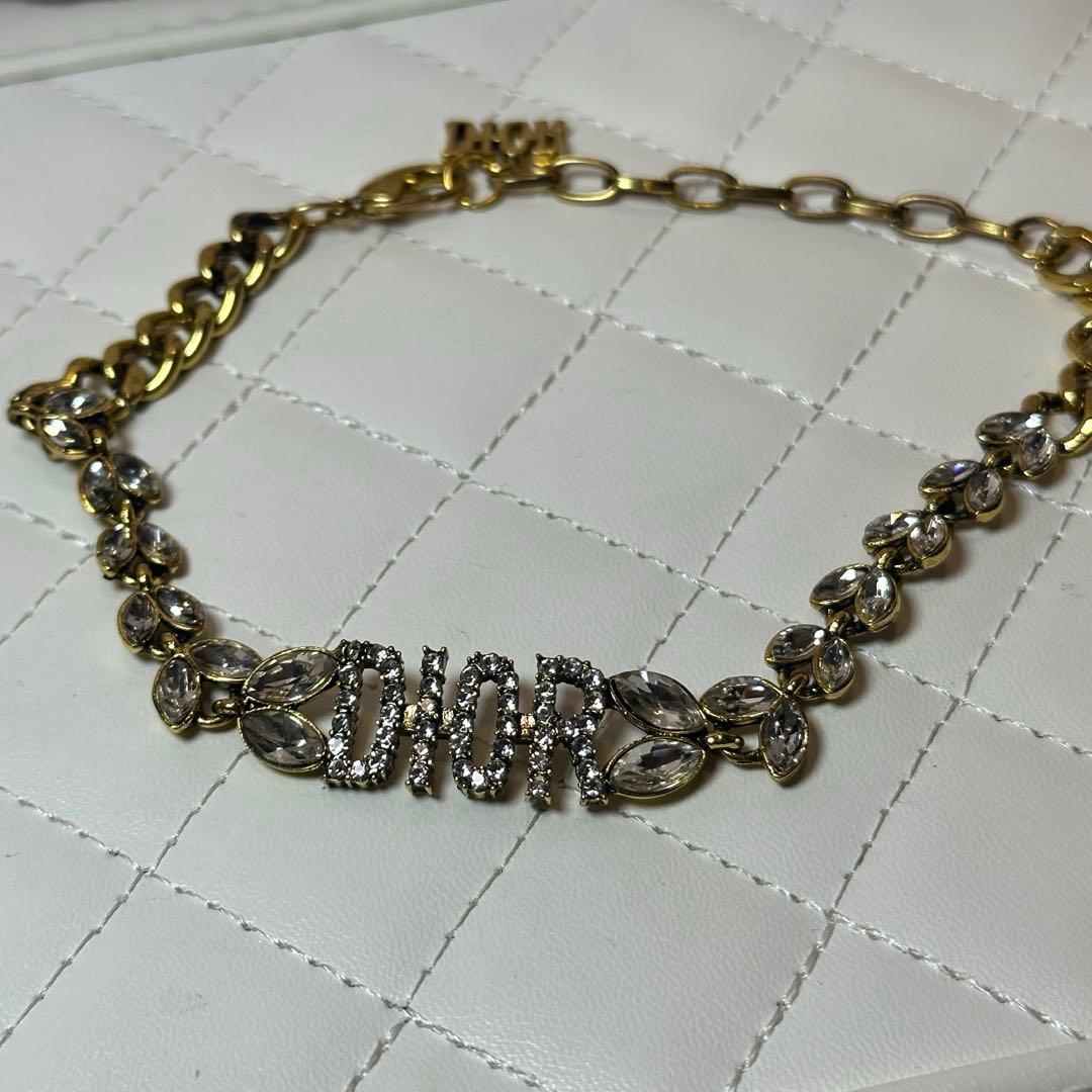 【美品】Christian Dior ブレスレット ヴィンテージゴールド