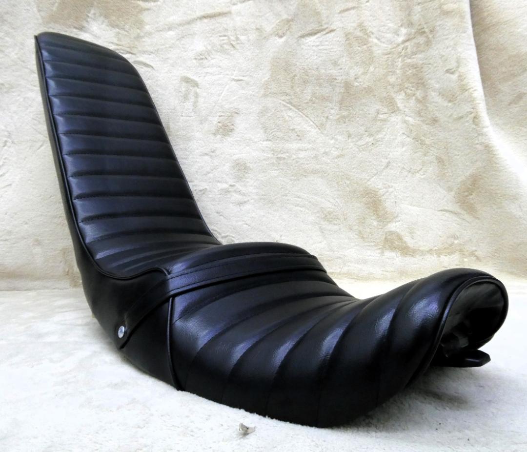 ゼファーΧ　三段シート　黒皮６０センチ/ ZR400G ゼファー400カイ