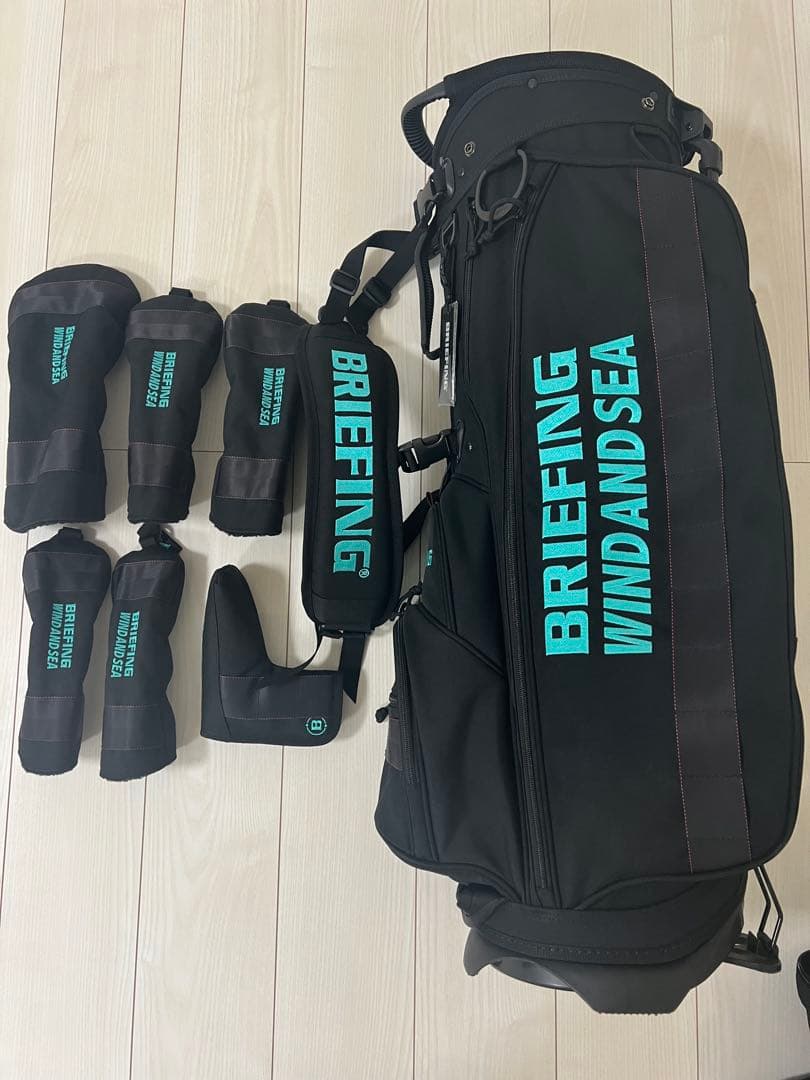 BRIEFING GOLF × WIND AND SEA スタンドバッグ