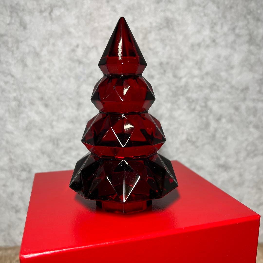 バカラ Baccarat クリスマスツリー ルクソール S 13cm レッド