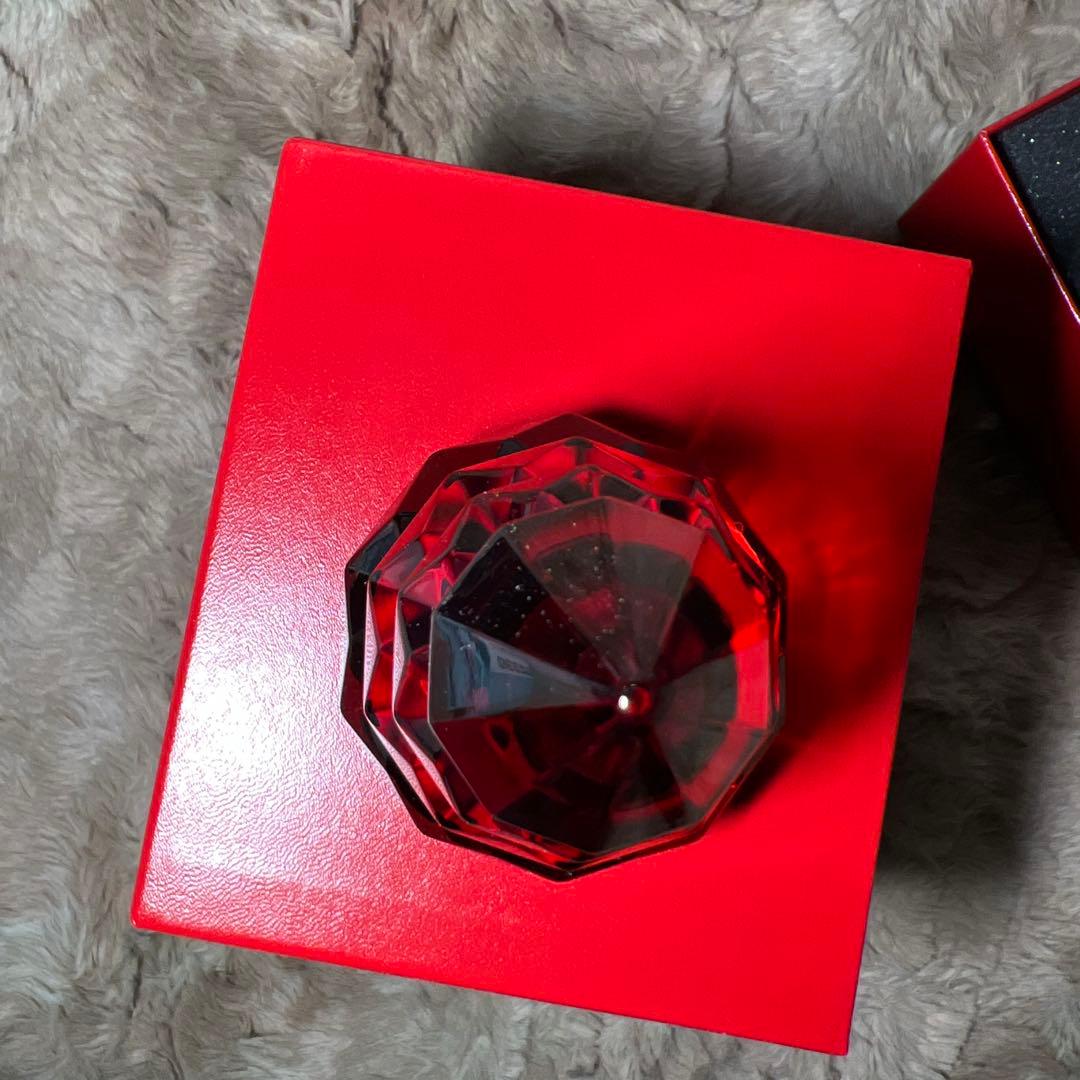 バカラ Baccarat クリスマスツリー ルクソール S 13cm レッド