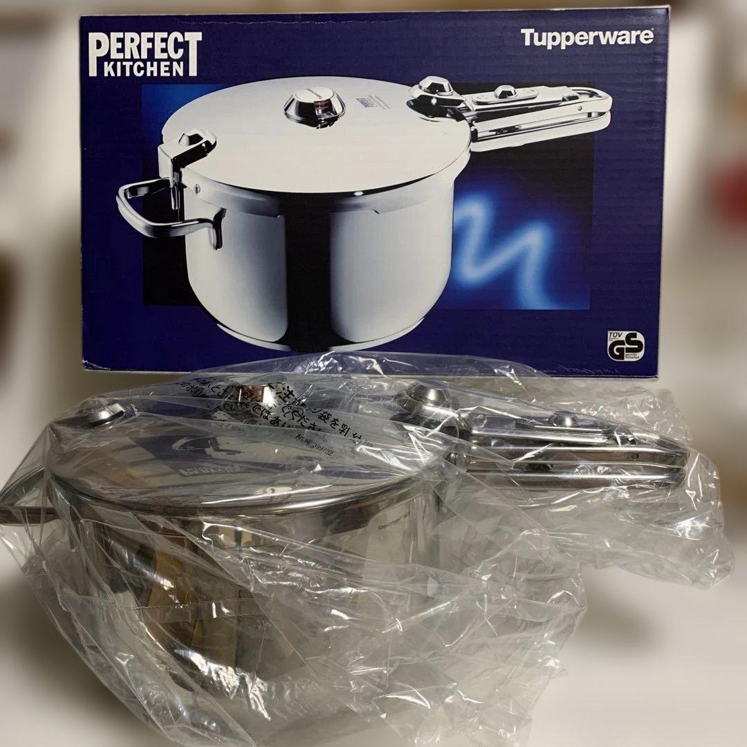 Tupperware パーフェクトキッチン 圧力鍋５Ｌ　取扱説明書・VHS付き