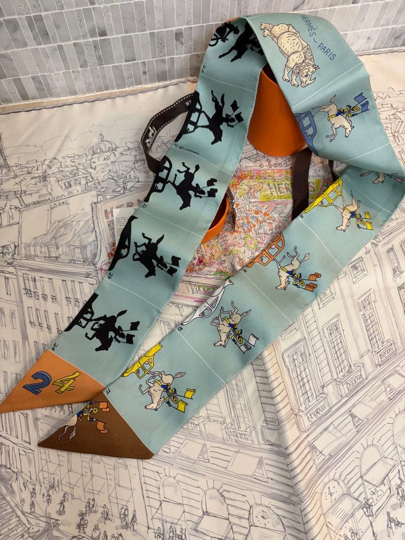 新品未使用　エルメス　ツイリー　パラード　24AW 付属品完備　定価以下