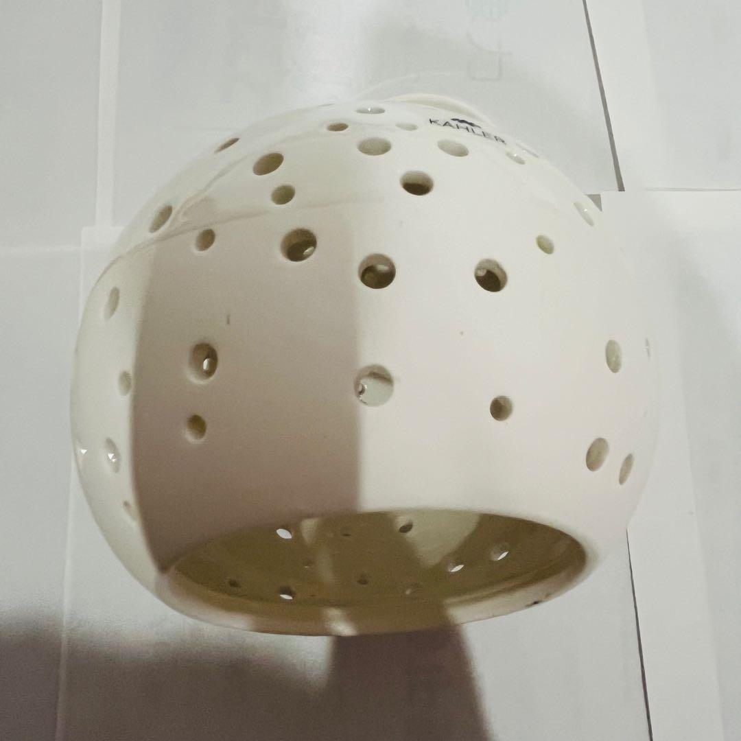 ケーラー ノビリ ボールキャンドルホルダー 12cm+14cmの2点セット