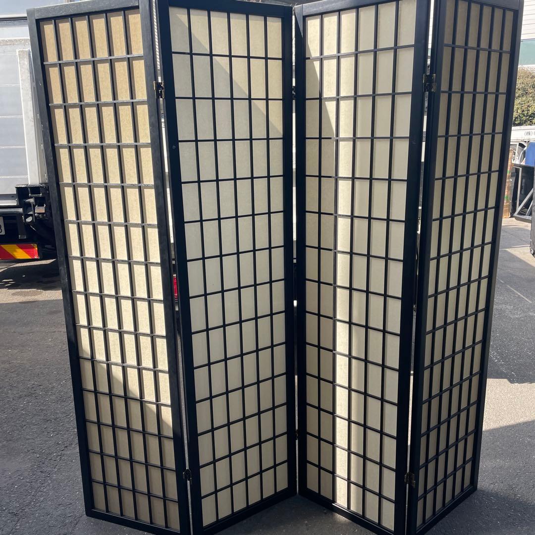 折りたたみ式木製パーテーション