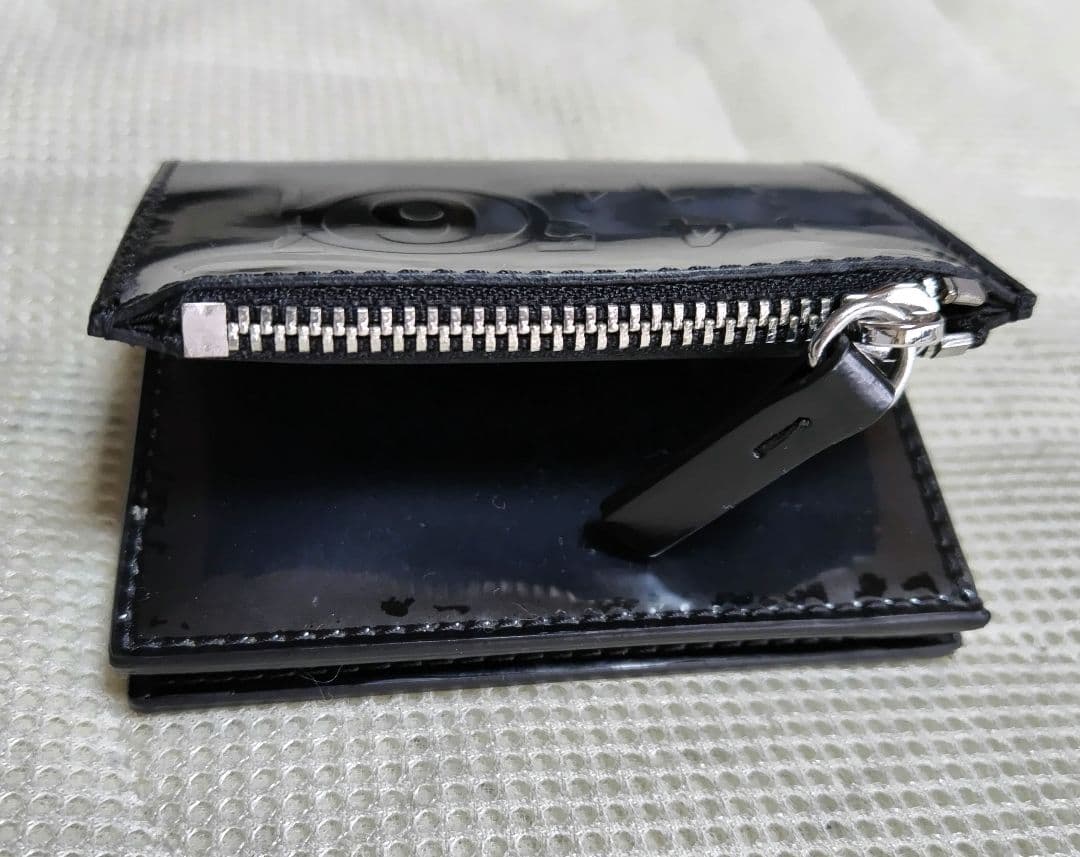 【状態良】MM6 Maison Margiela 二つ折り財布　エナメル