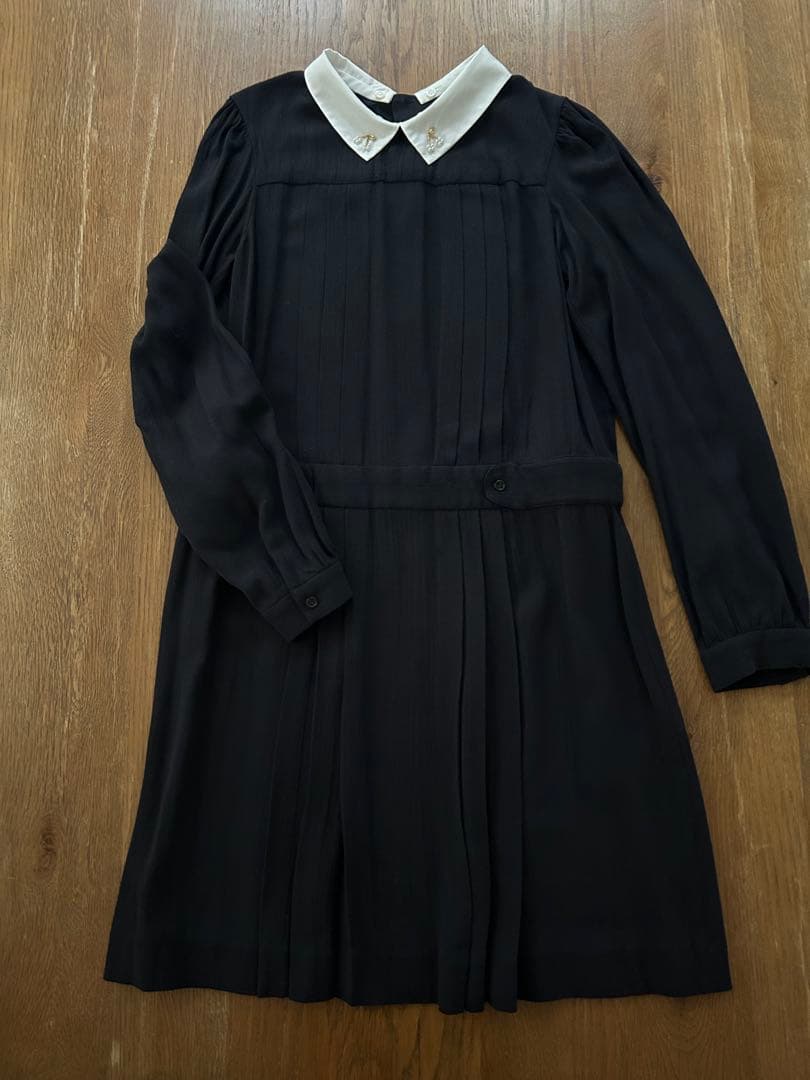 ボンポワン　ワンピース　14A ネイビー