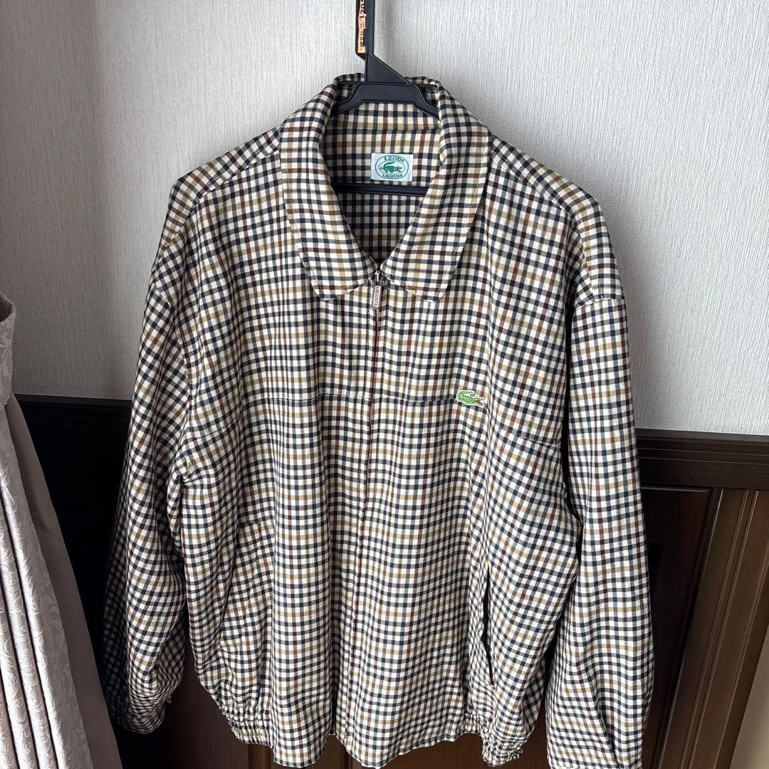 IZOD LACOSTE チェック柄ジャケット