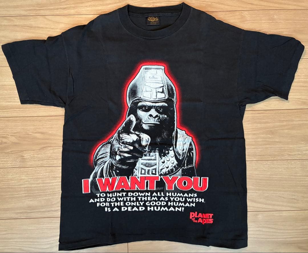 ひ*わ様 CHANGES チェンジーズ 猿の惑星 90s ヴィンテージ Tシャツ