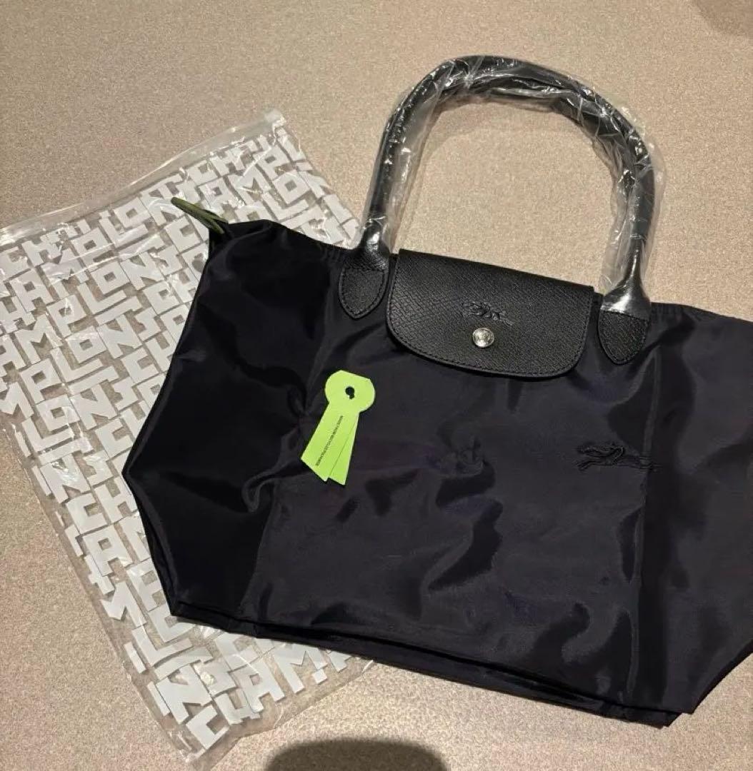 LONGCHAMP LE PLIAGE トートバッグ M ブラック