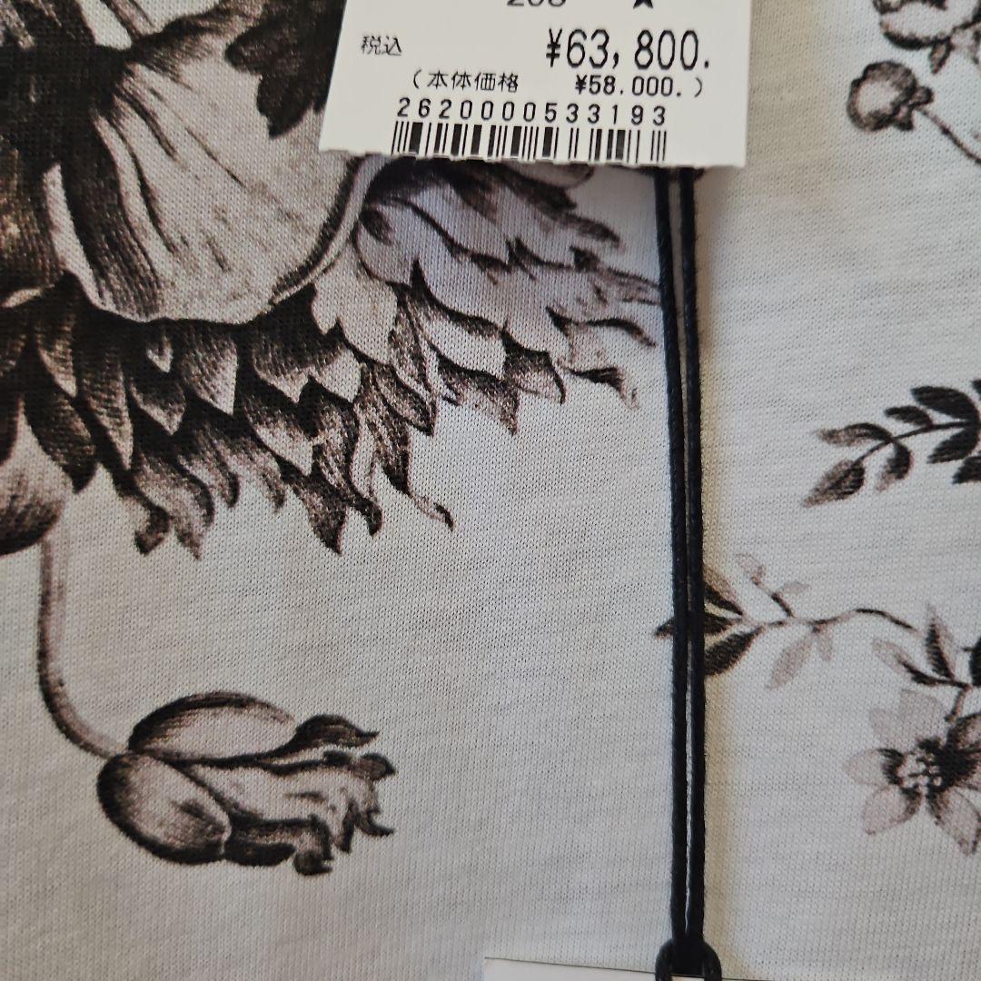 新品未使用　ERDEM フラワープリント 半袖トップス　パフスリーブ