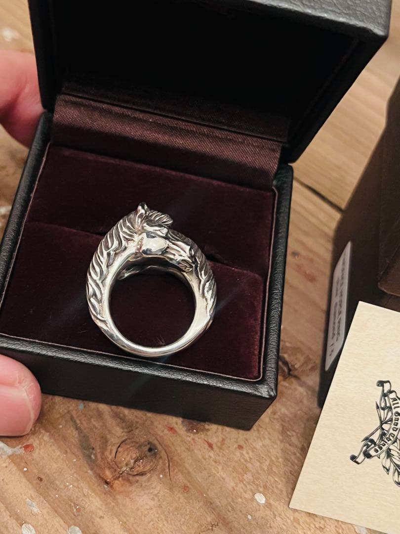 PEANUTS&CO TWOFACE HORSE RING 13号