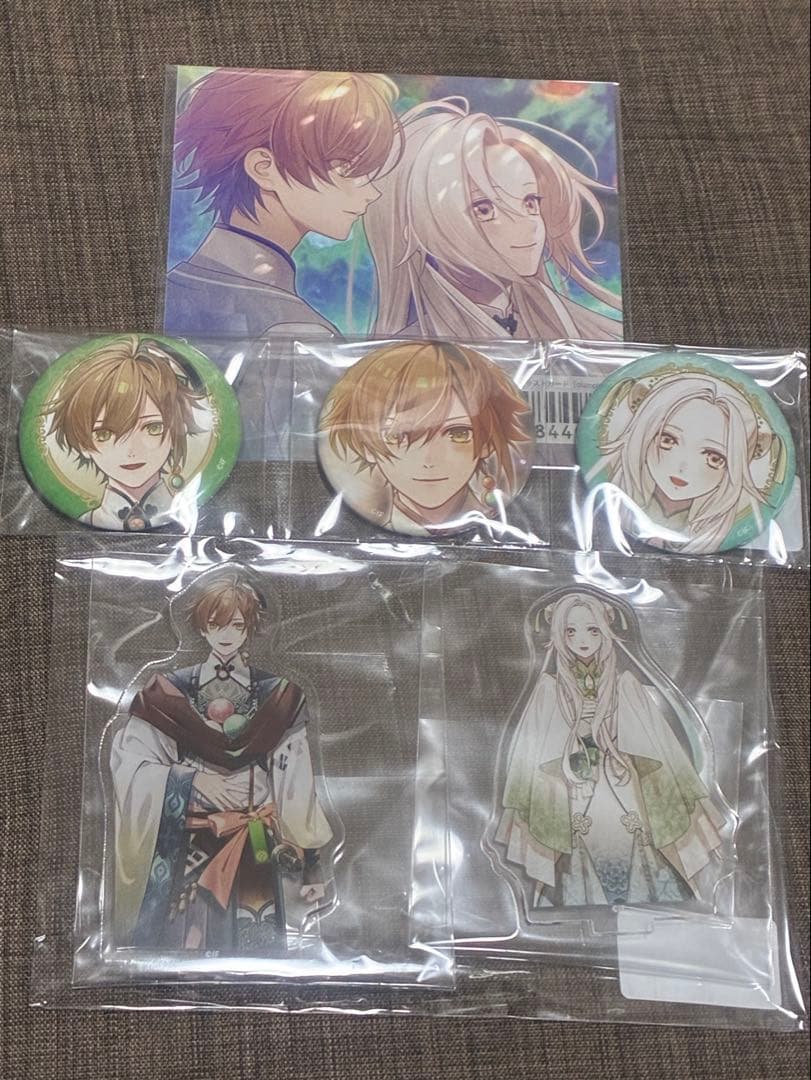 オランピアソワレ catharsis エビテン アクリルスタンド 缶バッジ 時貞