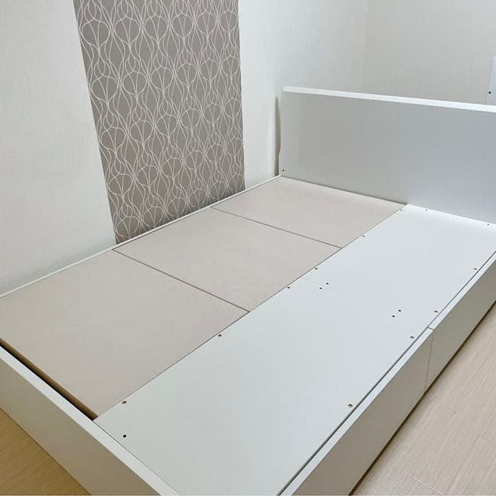 ＊値下げ中＊  ニトリ 収納付きベッドフレームダブル『メリッサ3』