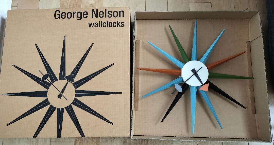 ど*ぴ様 （正規品）Vitra 　ジョージ・ネルソンSunburst Clock
