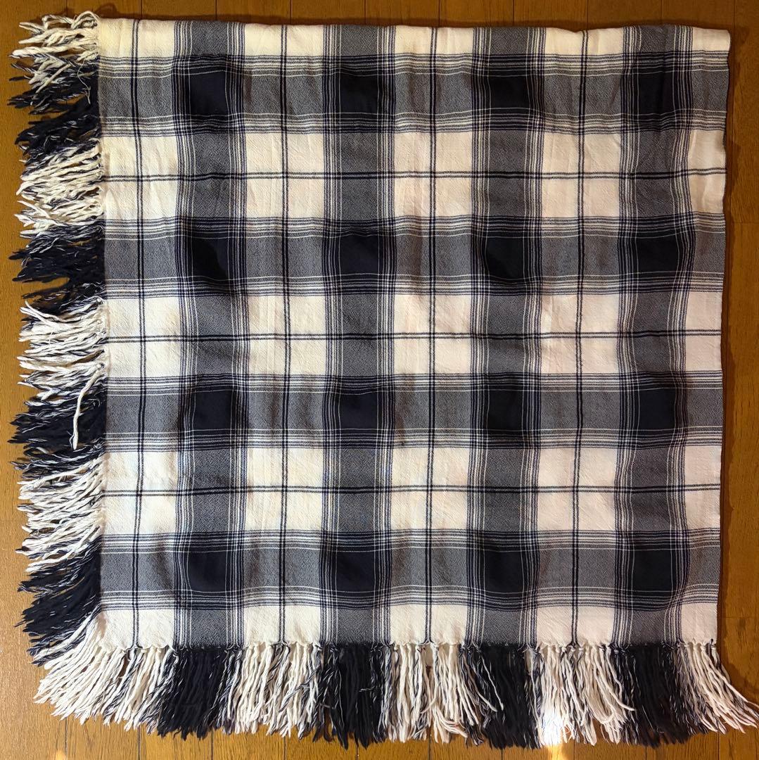 17aw ソロイスト フリンジストール 約130 cm ×130 cm