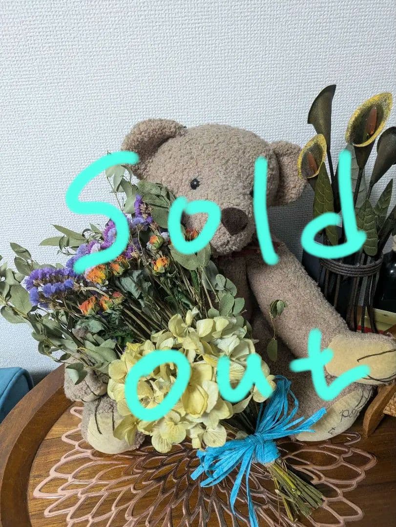 ドライフラワー★ナチュラルスワッグ★ミニ薔薇　紫陽花　インテリア♪1点物♪癒し♪