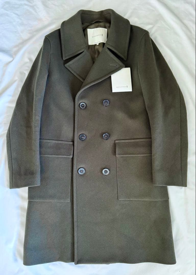 MACKINTOSH ウールコート　ダブル　36 カーキ　フェトラー