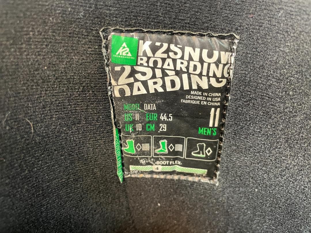 ◆ スノーボード ブーツ K2 DATA 29.0 cm スノボ スピードレース