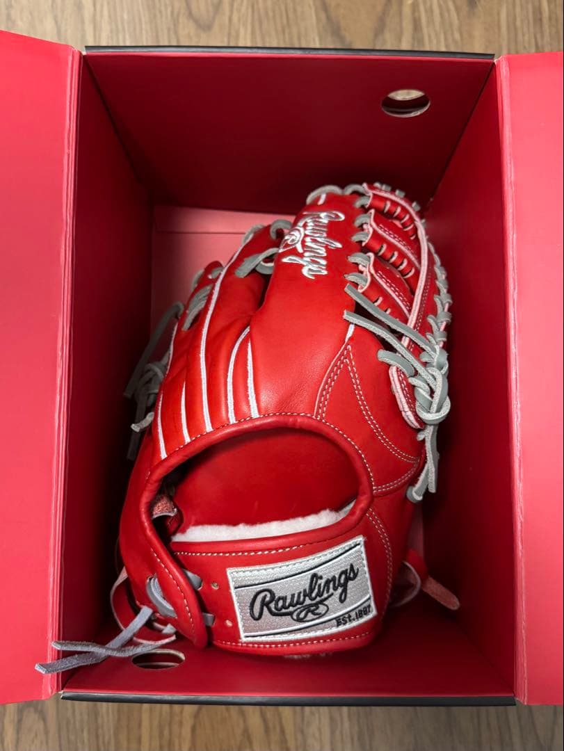 【新品未使用】オーダー Rawlings 硬式グローブ 軟式可　外野用　B88