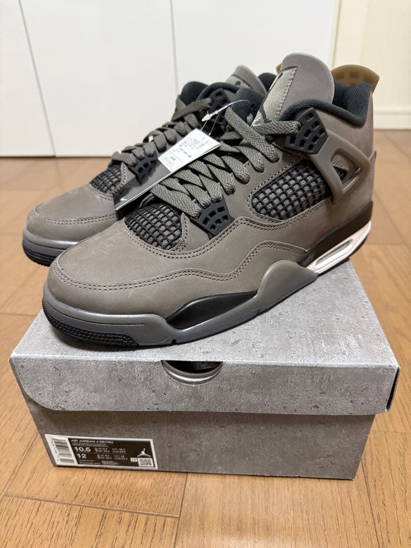 靴 AIR JORDAN 4 RETRO CAVE STONE
