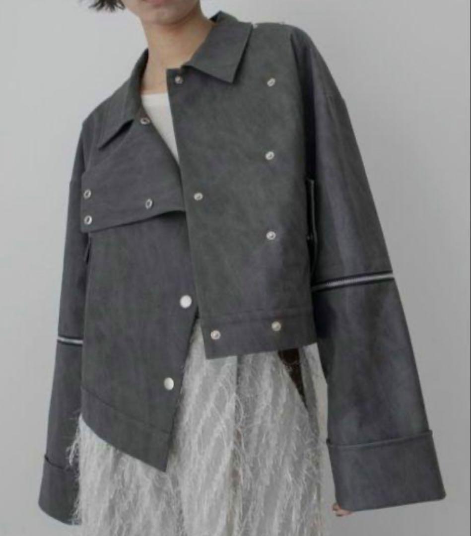 【新品・タグ付き】VACANCY ヴィガンレザー2wayライダースジャケット