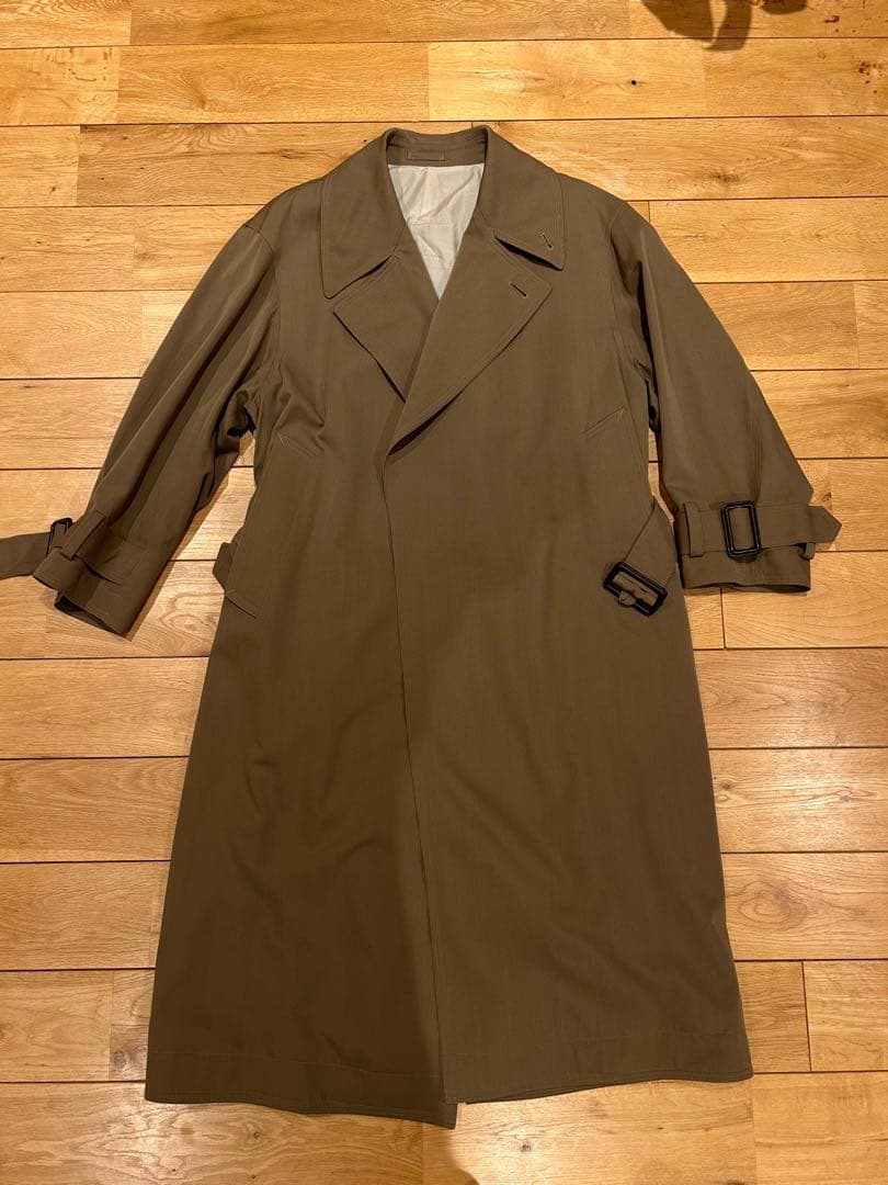 ジャケット・アウター YOKE OVERSIZED DOUBLE BREASTED COAT