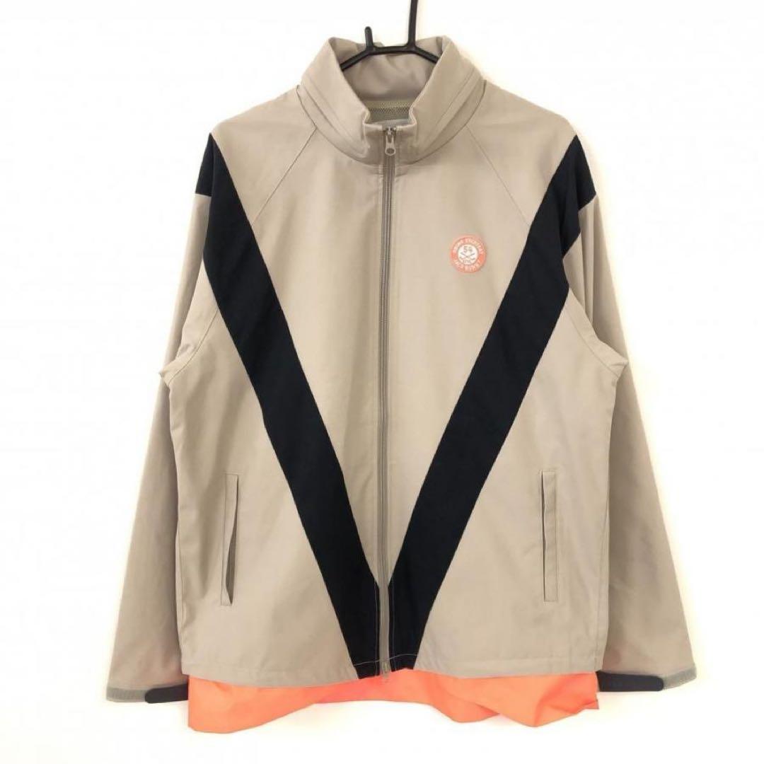 Jack Bunny ジャックバニー 2WAYブルゾン ベージュ×黒