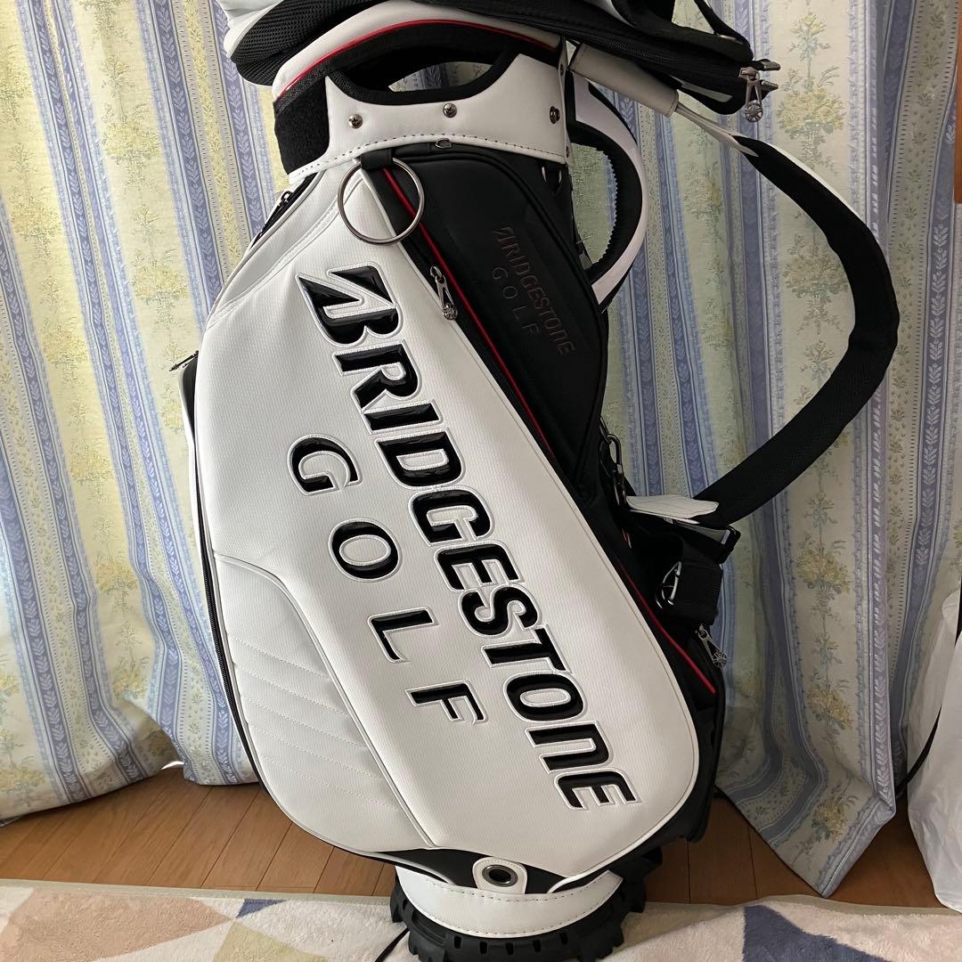 BRIDGESTONE ブリヂストンゴルフ 3点式キャディバック ネーム刺繍有