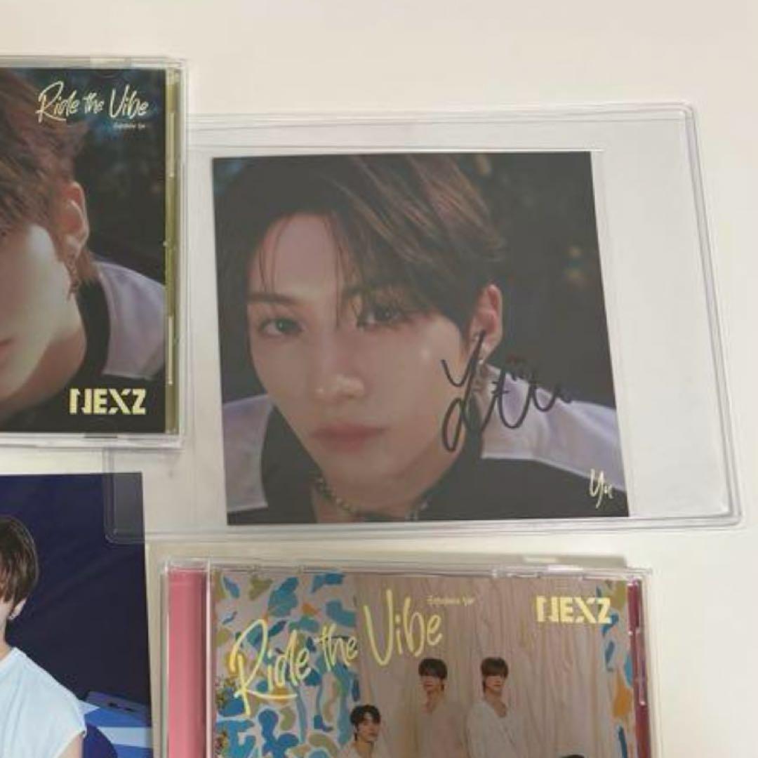 nexz ユウ　直筆サイン　トレカ　ラントレ　CD グッズ