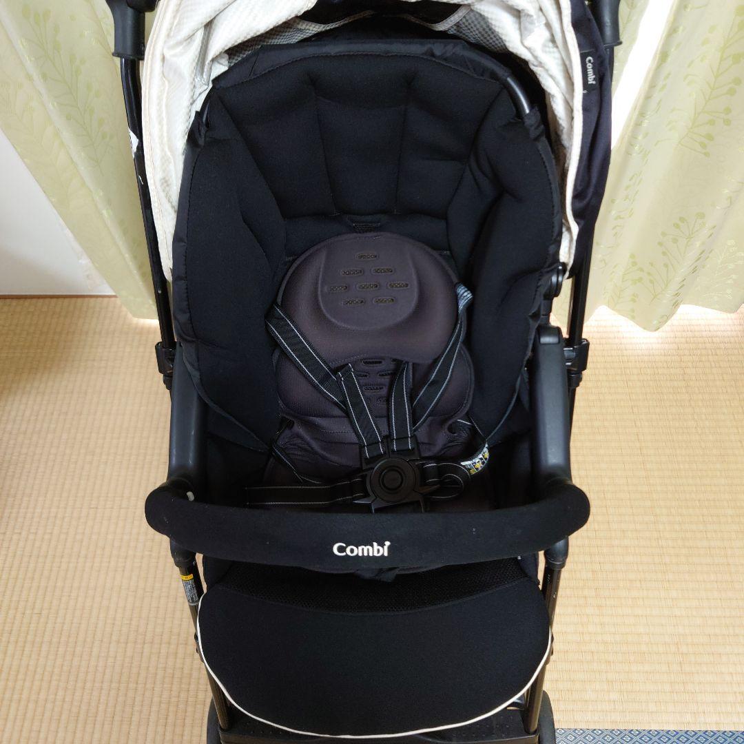 【美品】コンビ ベビーカー メチャカル オート4キャス エッグショック A型