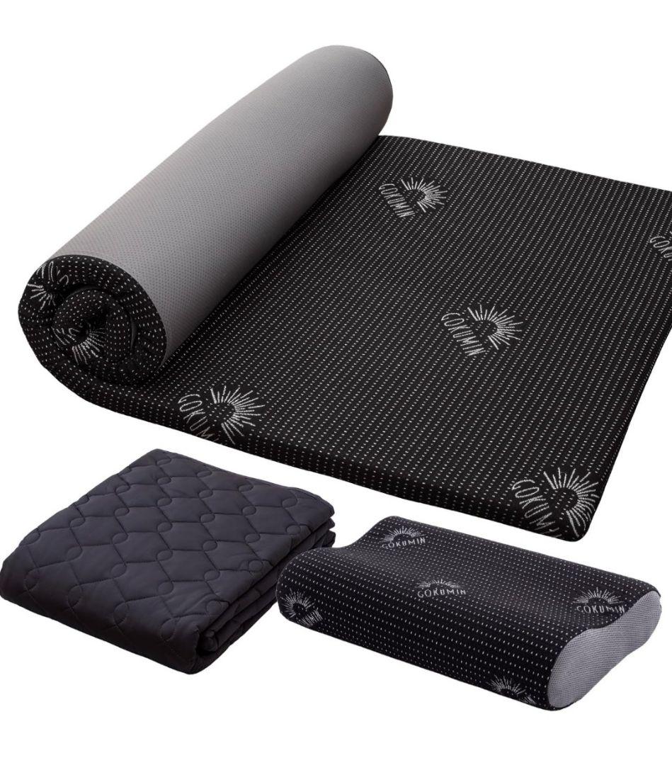 最終値下げ　GOKUMIN プレミアム　低反発　3点セット 　シングル