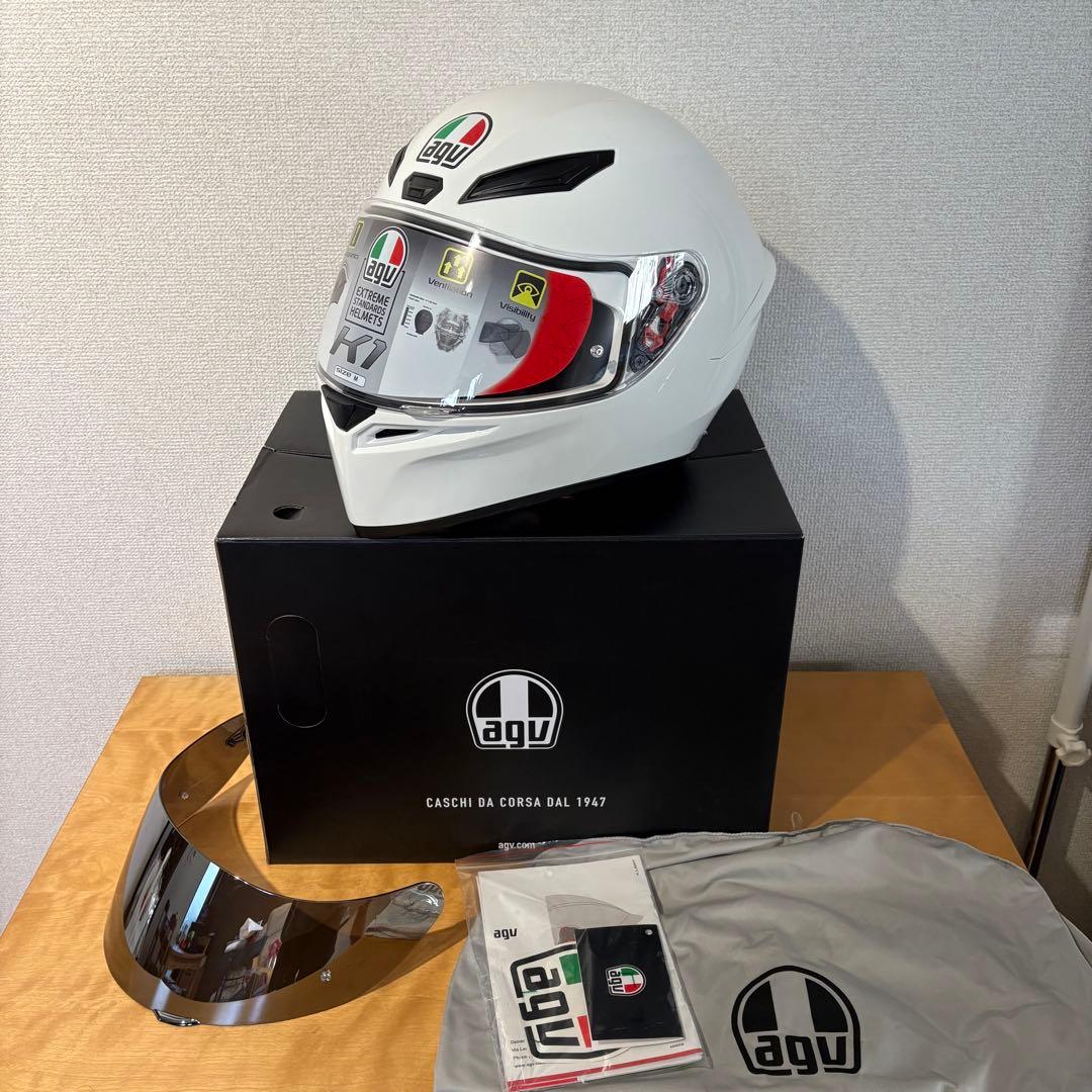 AGV K1 ホワイト　Mサイズ